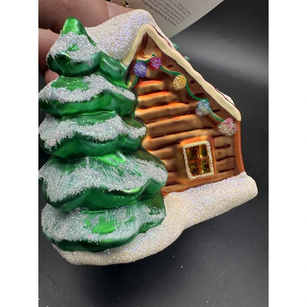 2002 CHRISTOPHER RADKO WOODSY CABIN 02-0534-0 3.5